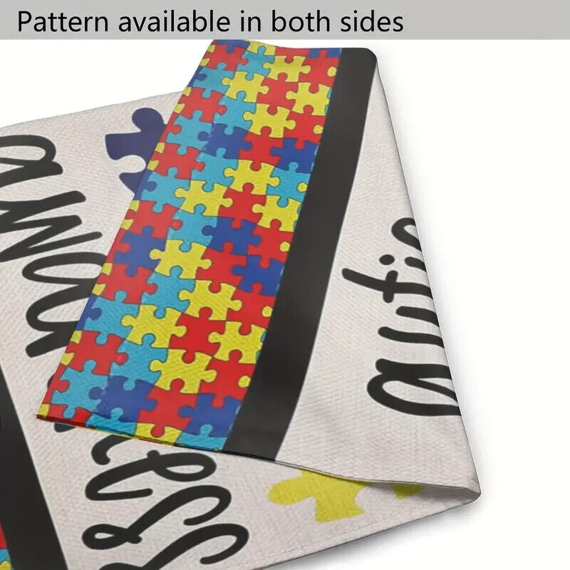Autism Awareness Inspirational Support Garden Flag Double Sided 12.5" x 18" NEW! Home & Garden:Yard, Garden & Outdoor Living:Décor:Flags Cozy Home Treasures